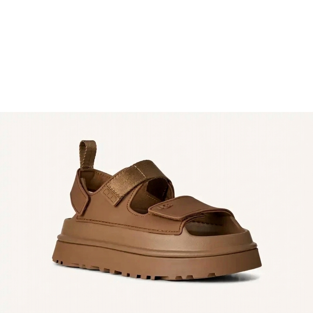 NEW UGG women's goldenglow sandals in bison brown